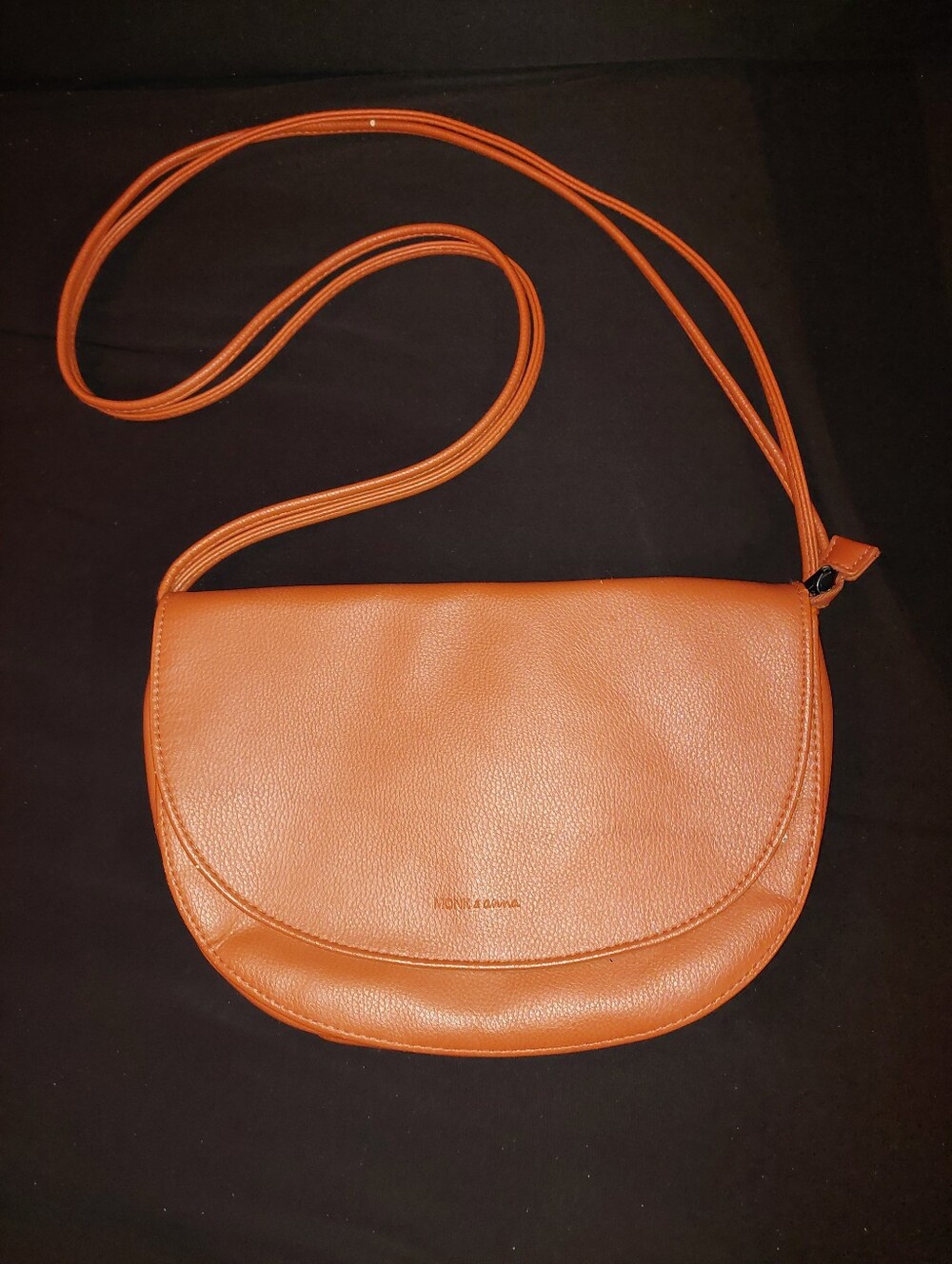 Monk & Anna Soma Half Moon Bag Crossbody Bag Purse Vegan Leather